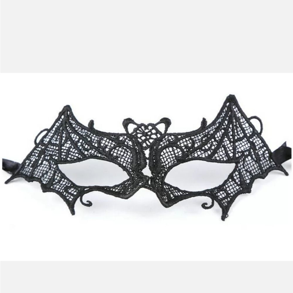 Sexy Women Lady Girl Black Lace Eye Mask for Halloween Masquerade Party US